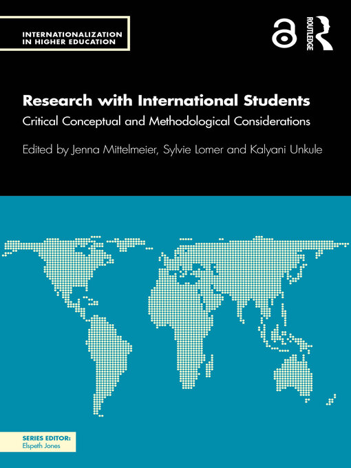 Title details for Research with International Students by Jenna Mittelmeier - Available